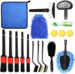 Picture of 18-Piece Car Wash & Detailing Kit – Complete Cleaning Set with Wash Mitt, Brushes, Towels & Sponges for Interior & Exterior