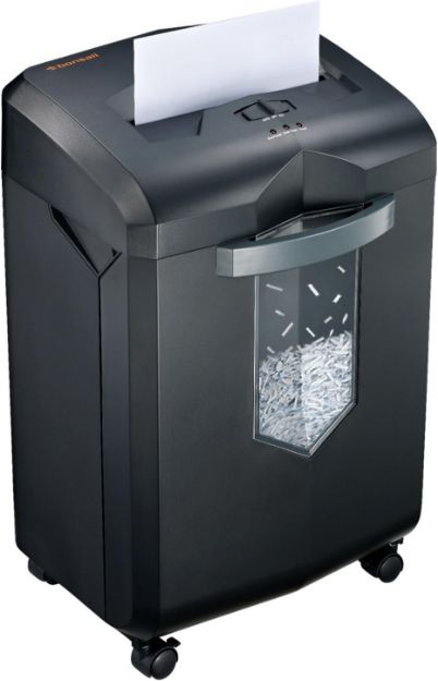 Picture of Heavy Duty Paper Shredder – 18 Sheets Cross-Cut, 60-Minute Continuous Run, 23L Pullout Bin, Office & Industrial Use, Black