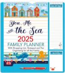 Picture of 2025 Family Organiser Wall Calendar – Monthly 5-Column Planner with Memo Pad, Pen & Shopping List