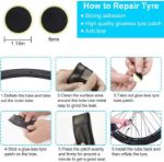 Picture of Bike Repair Kit, Bike Tire Repair Tool Kit Contains 16-in-1 Tool, 120Psi Mini Bicycle Pump, Bicycle Tire Patch Kit, Used for Mountain Bike and Road Bike