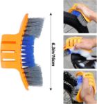 Picture of 8pcs Bike Cleaning Brush Kit, Bike Chain Cleaner Multi Tool Bicycle Maintenance Accessories for Bike & Motorbike Chain/Tire/Sprocket Cycling Corner Stain Dirt Clean