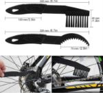 Picture of 8pcs Bike Cleaning Brush Kit, Bike Chain Cleaner Multi Tool Bicycle Maintenance Accessories for Bike & Motorbike Chain/Tire/Sprocket Cycling Corner Stain Dirt Clean