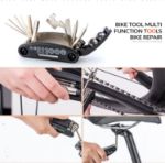 Picture of  Bicycle Repair Tool Bike Pocket Multi Function Folding Tool 16 in 1 Black