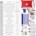 Picture of  Mini First Aid Kit, 124PCS Small Travel Emergency First Aid Kit, Portable for Home, Travel, Cycling, Hiking, Camping, Office