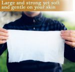 Picture of Large Body Wet Wipes Biodegradable - No Rinse Bath Or Shower Bamboo Wipe - Gym, Travel, 32 Wipes(8"X12"/20X30CM)