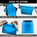 Picture of Waterproof Dry Bag Set 6 Pcs,Lightweight Drybag Canoe Bags with 1.5L, 2.5L, 3L, 3.5L, 5L, 8L Waterproof Bag for Kayaking Rafting Boating Hiking Camping Travel Backpacking