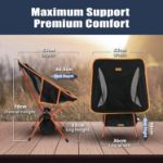 Picture of Ultra Lightweight Compact Portable Chairs for Adults for Outdoor, Garden, Picnic, Camping Fishing Folding Chair