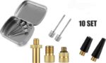 Picture of Bike Valve Adapter DV AV SV Converter, Presta Valve Adaptor, Inflation Needle, Ball Pump Needle, Air Pump Needle Set 