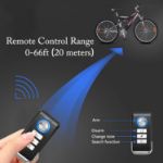 Picture of Bicycle Alarm, Wireless Anti-Theft Security Alarm for Bike Motorcycle Car Vehicles Door Window, 113db Super Loud and Waterproof 