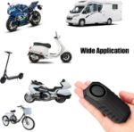 Picture of Bicycle Alarm, Wireless Anti-Theft Security Alarm for Bike Motorcycle Car Vehicles Door Window, 113db Super Loud and Waterproof 