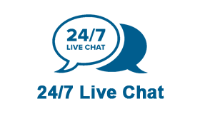 24/7 Live Chat Support